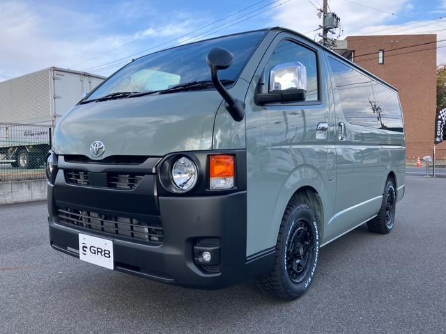 ハイエースバン ロングスーパーGL 新車未登録/ALPINE BIGX/HDMI/Bカメラ/フリップダウンモニター/デジタルインナーM/パノラミックビューM/パワスラ/16inAW/クリアランスソナー/丸目ヘッドライト/ベッドキット(10枚目)