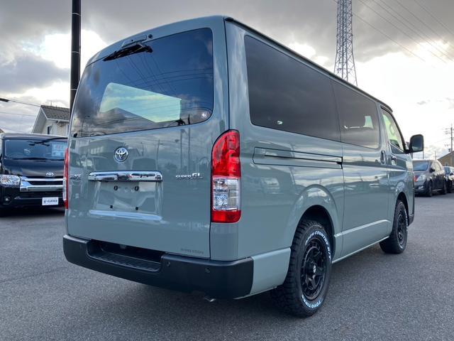 ハイエースバン ロングスーパーGL 新車未登録/ALPINE BIGX/HDMI/Bカメラ/フリップダウンモニター/デジタルインナーM/パノラミックビューM/パワスラ/16inAW/クリアランスソナー/丸目ヘッドライト/ベッドキット(11枚目)