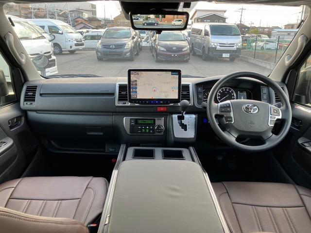 ハイエースバン ロングスーパーGL 新車未登録/ALPINE BIGX/HDMI/Bカメラ/フリップダウンモニター/デジタルインナーM/パノラミックビューM/パワスラ/16inAW/クリアランスソナー/丸目ヘッドライト/ベッドキット(15枚目)