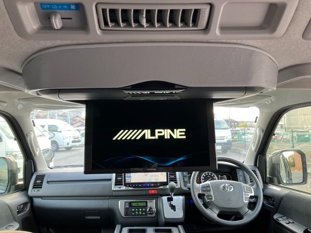 ハイエースバン ロングスーパーGL 新車未登録/ALPINE BIGX/HDMI/Bカメラ/フリップダウンモニター/デジタルインナーM/パノラミックビューM/パワスラ/16inAW/クリアランスソナー/丸目ヘッドライト/ベッドキット(60枚目)