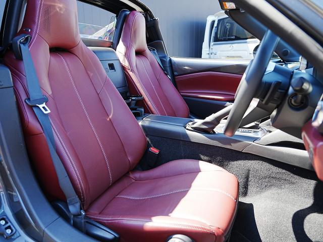 ロードスターRF VS バーガンディ・セレクション 衝突被害軽減システム オートマチックハイビーム 革シート シートヒーター バックカメラ オートクルーズコントロール オートライト LEDヘッドランプ ETC Bluetooth(15枚目)