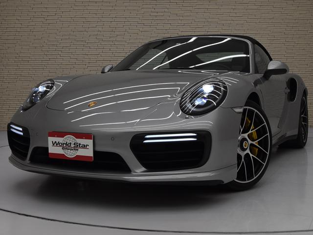 ９１１ターボＳ　カブリオレ　ＯＰ１６８　スポーツクロノＰＫＧ　グレーラッピング　フロントリフトシステム　黒赤ツートンレザーインテリア　ベンチレーター　ＬＥＤメインブラックヘッドライトＰＤＬＳ＋　ＡＷＥマフラー　シートＨ(5枚目)