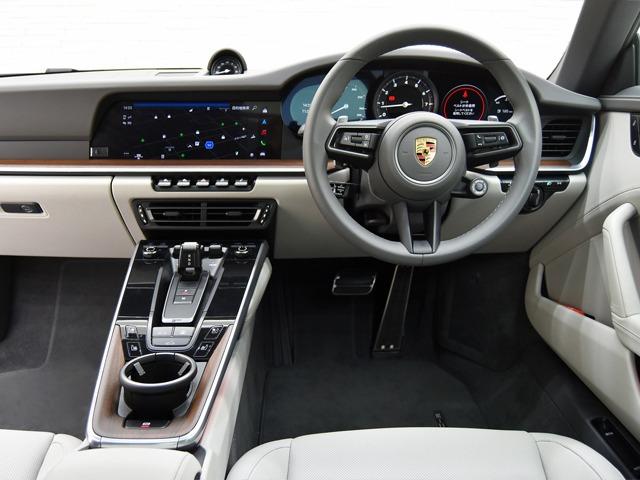 ９１１ ９１１カレラ　スポーツクロノＰＫＧ　スポーツデザインＰＫＧ　ＯＰ４６４　スレートグレー／クレヨンツートンレザー　Ｆ２０Ｒ２１ｉｎＡＷ　ガラスＳＲ　ＡＣＣトラフィックジャムアシスト付　ベンチレーター　パルダオインテリアＰＫＧ　プライバシーガラス　シートＨ　禁煙（11枚目）