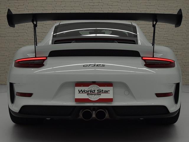 911 911GT3RS スポーツクロノPKG OP124 Fリフトシステム PDLS+ クラブスポーツPKG フルバケットシートカーボン カーボンインテリアPKG スポーツエグゾースト リバーシングカメラ F20R21inAW フロアマット 禁煙(8枚目)