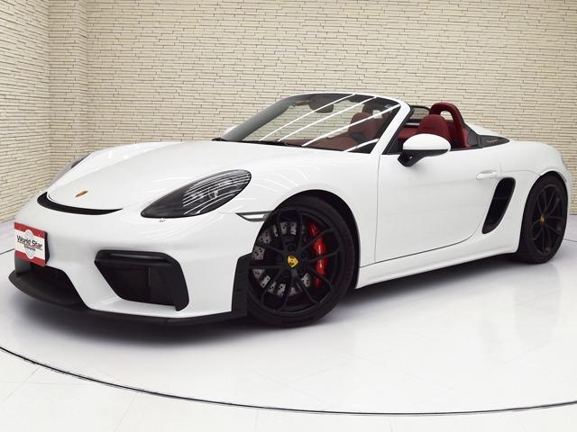 718スパイダー 718スパイダー スポーツクロノPKG OP159 左H/MT スパイダークラシックインテリアPKG サテンブラックAW塗装 BOSE シートH バイキセノンヘッドライトPDLS付 スモーカーPKG スポーツエグゾースト 20inAW 禁煙(3枚目)