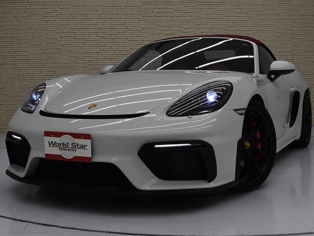 718スパイダー 718スパイダー スポーツクロノPKG OP159 左H/MT スパイダークラシックインテリアPKG サテンブラックAW塗装 BOSE シートH バイキセノンヘッドライトPDLS付 スモーカーPKG スポーツエグゾースト 20inAW 禁煙(5枚目)