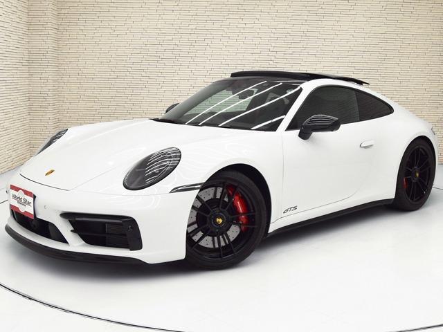 ９１１ ９１１カレラ４ＧＴＳ　スポーツクロノＰＫＧ　ＯＰ４０９　２０２３ｙモデル　ＧＴＳインテリアＰＫＧカーマインレッド　マットカーボンインテリアＰＫＧ　エクステリアＰＫＧハイグロスブラック　Ｆアクスルリフトシステム　ガラスＳＲ　ＡＣＣ　ＢＯＳＥ　禁煙（3枚目）