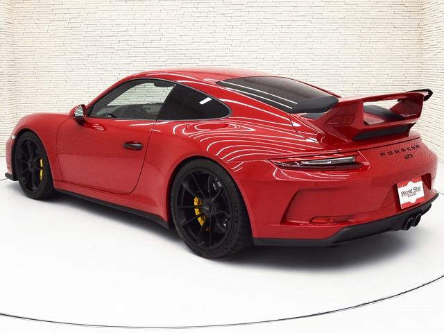 911 911GT3 スポーツクロノPKG OP530 PCCB+イエローキャリパー 黒革 PDLS+ Fリフト BOSE ブラック塗装AWシルクグロス カーボンインテリアPKG リバーシングカメラ プライバシーガラス スポーツエグゾースト(2枚目)