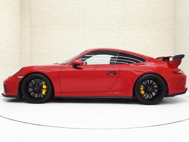 911 911GT3 スポーツクロノPKG OP530 PCCB+イエローキャリパー 黒革 PDLS+ Fリフト BOSE ブラック塗装AWシルクグロス カーボンインテリアPKG リバーシングカメラ プライバシーガラス スポーツエグゾースト(6枚目)