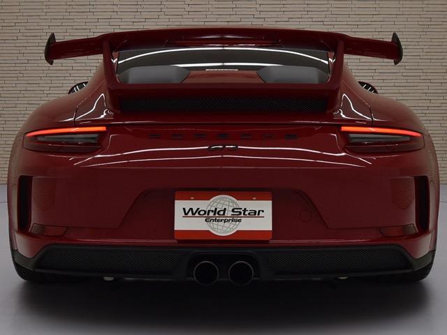 911 911GT3 スポーツクロノPKG OP530 PCCB+イエローキャリパー 黒革 PDLS+ Fリフト BOSE ブラック塗装AWシルクグロス カーボンインテリアPKG リバーシングカメラ プライバシーガラス スポーツエグゾースト(8枚目)