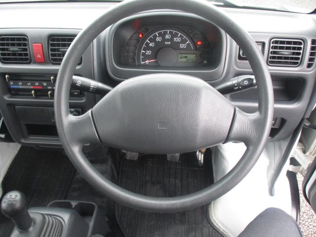 キャリイトラック KU KUエアコン・パワステ(地区限定車)エアコン、パワーステアリング、フロア5MT、パートタイム4WD高低二段切替式 (後輪駆動ベース)、シルキーシルバーメタリック(29枚目)