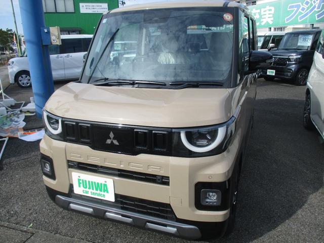 デリカミニ Ｇ　プレミアム　スマートキー、衝突防止機能、両側電動スライドドア、ステアリングスイッチ、電子パーキング、プッシュスタート、アイドリングストップ、オートライト、シートヒーター、ステアリングヒーター、全方位カメラ（2枚目）