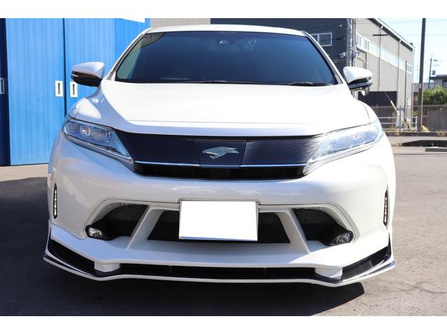 ハリアー プレミアム ターボ・LEDヘッドライト・シーケンシャルウィンカー・ETC・アルパインBIGX・TV・バックモニター・パワーバックドア・ハーフレザー・パノラマルーフ・3点社外エアロ・社外マフラー・車高調・社外テール(2枚目)