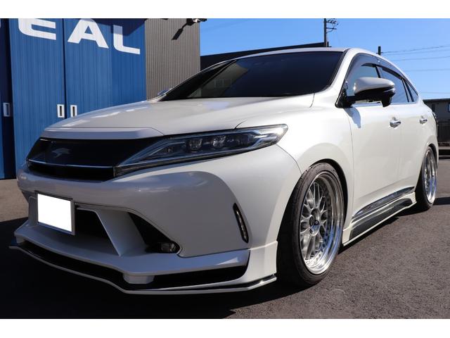 ハリアー プレミアム ターボ・LEDヘッドライト・シーケンシャルウィンカー・ETC・アルパインBIGX・TV・バックモニター・パワーバックドア・ハーフレザー・パノラマルーフ・3点社外エアロ・社外マフラー・車高調・社外テール(24枚目)