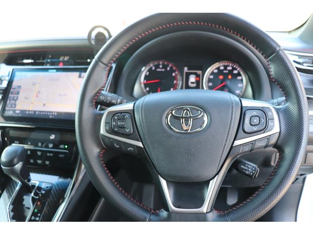 ハリアー プレミアム ターボ・LEDヘッドライト・シーケンシャルウィンカー・ETC・アルパインBIGX・TV・バックモニター・パワーバックドア・ハーフレザー・パノラマルーフ・3点社外エアロ・社外マフラー・車高調・社外テール(35枚目)