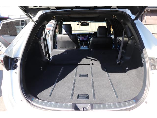 ハリアー プレミアム ターボ・LEDヘッドライト・シーケンシャルウィンカー・ETC・アルパインBIGX・TV・バックモニター・パワーバックドア・ハーフレザー・パノラマルーフ・3点社外エアロ・社外マフラー・車高調・社外テール(70枚目)