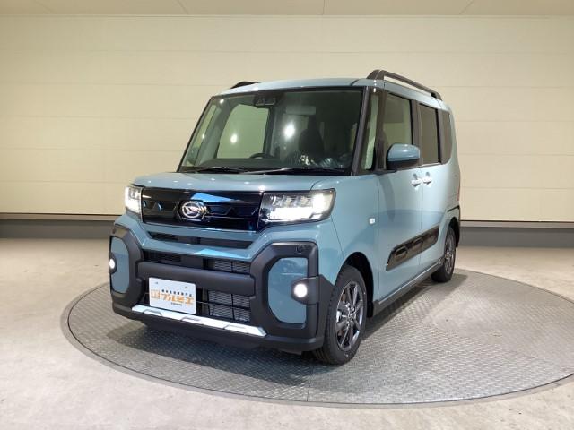 タント ファンクロス　届出済未使用車　衝突軽減ブレーキ　両側電動スライドドア　スマートキー　アイドリングストップ　シートヒーター　プッシュスタート　軽自動車（2枚目）