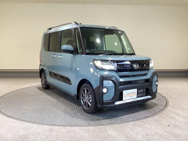 タント ファンクロス　届出済未使用車　衝突軽減ブレーキ　両側電動スライドドア　スマートキー　アイドリングストップ　シートヒーター　プッシュスタート　軽自動車（4枚目）