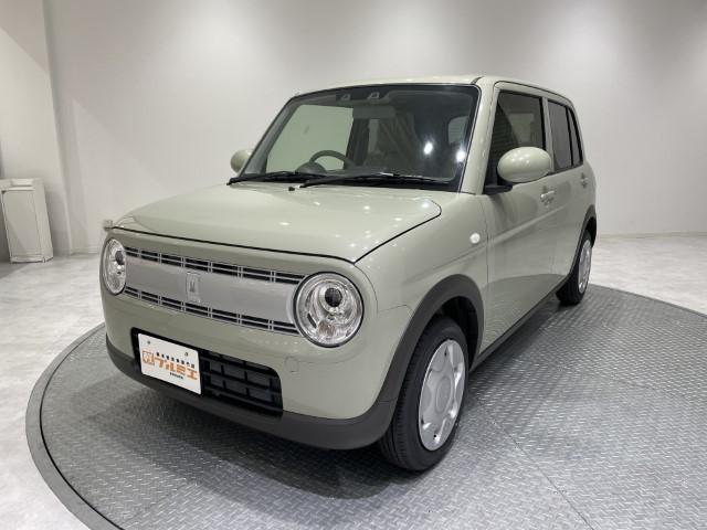 アルトラパン Ｌ　届出済未使用車　衝突軽減ブレーキ　誤発進抑制　車線逸脱警報　標識認識機能　アイドリングストップ　運転席シートヒーター　オートエアコン　電動格納ミラー　キーレスプッシュスタート　軽自動車（4枚目）