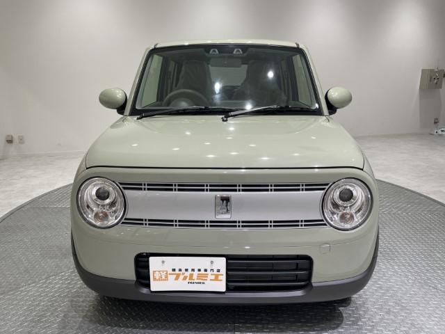 アルトラパン Ｌ　届出済未使用車　衝突軽減ブレーキ　誤発進抑制　車線逸脱警報　標識認識機能　アイドリングストップ　運転席シートヒーター　オートエアコン　電動格納ミラー　キーレスプッシュスタート　軽自動車（5枚目）