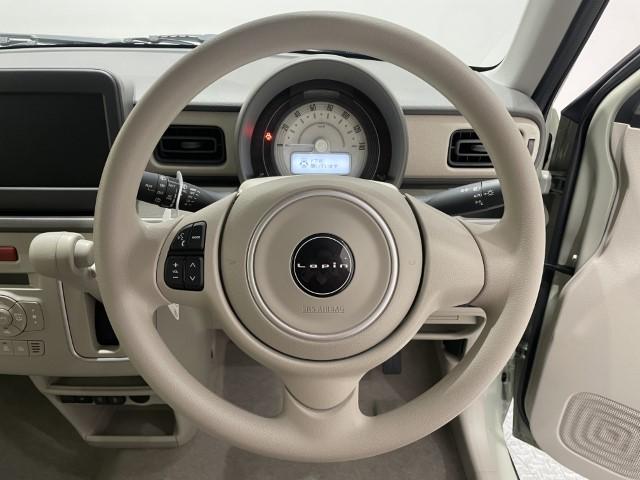 アルトラパン Ｌ　届出済未使用車　衝突軽減ブレーキ　誤発進抑制　車線逸脱警報　標識認識機能　アイドリングストップ　運転席シートヒーター　オートエアコン　電動格納ミラー　キーレスプッシュスタート　軽自動車（14枚目）