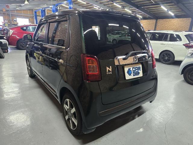 Ｎ－ＯＮＥ プレミアムＳＳブラウンスタイルパッケージ　バックカメラ　ＴＶ　オートクルーズコントロール　衝突被害軽減システム　オートライト　ＨＩＤ　スマートキー　アイドリングストップ　電動格納ミラー　ベンチシート　ＣＶＴ　盗難防止システム　ＡＢＳ　ＥＳＣ（16枚目）