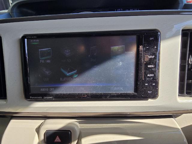 ムーヴキャンバス Ｇメイクアップ　ＳＡＩＩ　両側電動スライドドア　ＴＶ　衝突被害軽減システム　オートライト　ＬＥＤヘッドランプ　スマートキー　アイドリングストップ　電動格納ミラー　ベンチシート　ＣＶＴ　盗難防止システム　ＡＢＳ　ＥＳＣ　ＵＳＢ（4枚目）