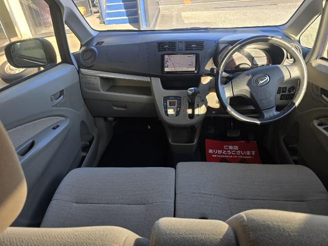 ムーヴ Ｘ　ＳＡ　ナビ　ＴＶ　衝突被害軽減システム　オートライト　スマートキー　アイドリングストップ　ベンチシート　ＣＶＴ　盗難防止システム　ＡＢＳ　ＥＳＣ　衝突安全ボディ　エアコン　パワーステアリング（2枚目）