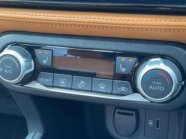 キックス １．２　Ｘ　ツートーン　インテリアエディション　（ｅ－ＰＯＷＥＲ）　純正大画面ナビＴＶ　アラウンドモニタ－　エマージェンシーＢ　セキュリティ　アラウンドモニター　Ｒカメラ　ＬＥＤ　ワンオーナ　エアコン　ドラレコ　スマートキー　ＥＴＣ　メモリーナビ　サイドエアバック　ＡＷ　キーレス　寒冷地仕様　ワンセグＴＶ（11枚目）