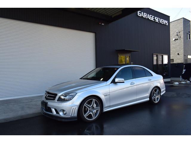 Ｃ６３　ＡＭＧ　Ｃ６３　ディーラー記録簿　中間社外マフラー　カーボンスポイラー　リアスポイラー　ディフェーザー　車高調　ＥＴＣ　サンルーフ　革シート　地デジナビ　プッシュスタート(45枚目)