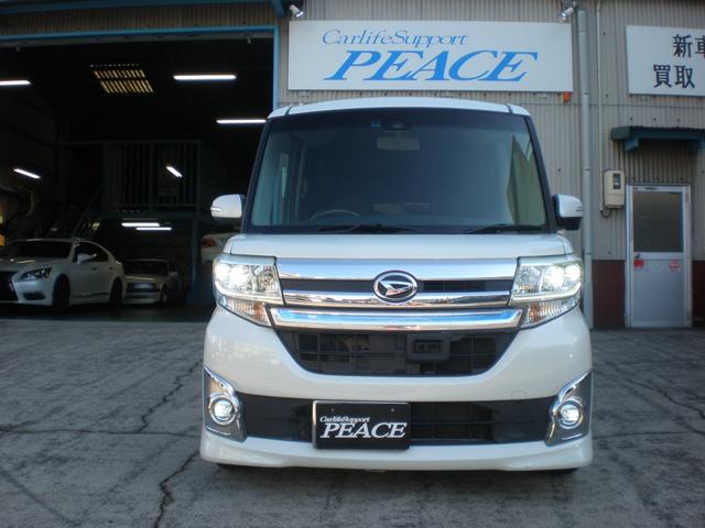 タント カスタムＲＳ　トップエディションＳＡＩＩ　ターボ・ナビ・ＥＴＣ・バックカメラ・ローダウン・１７インチアルミホイール・ウインドウフィルム・両側パワースライドドア（2枚目）