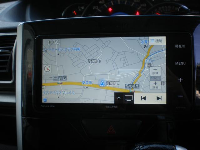 タント カスタムＲＳ　トップエディションＳＡＩＩ　ターボ・ナビ・ＥＴＣ・バックカメラ・ローダウン・１７インチアルミホイール・ウインドウフィルム・両側パワースライドドア（13枚目）