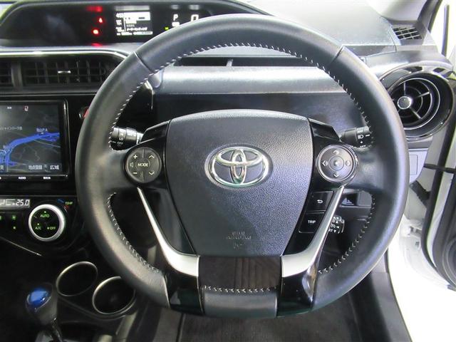 アクア Ｇソフトレザーセレクション　フルセグ　メモリーナビ　ＤＶＤ再生　ミュージックプレイヤー接続可　衝突被害軽減システム　ＥＴＣ　ドラレコ　ＬＥＤヘッドランプ　ワンオーナー　フルエアロ（9枚目）