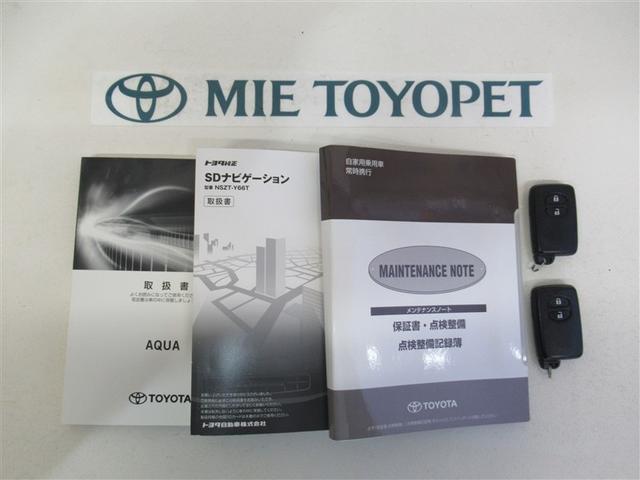 アクア Ｇソフトレザーセレクション　フルセグ　メモリーナビ　ＤＶＤ再生　ミュージックプレイヤー接続可　衝突被害軽減システム　ＥＴＣ　ドラレコ　ＬＥＤヘッドランプ　ワンオーナー　フルエアロ（28枚目）