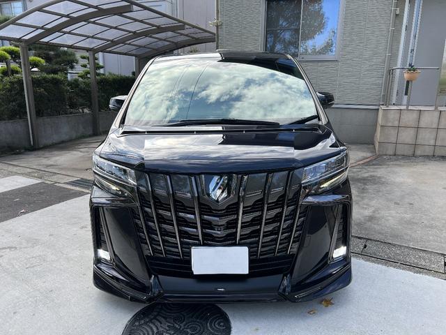 アルファード 3.5エグゼクティブラウンジS Wサンルーフ 黒革 禁煙車 LEDデイライト付TRDフルエアロ ローダウン レクサスRX20インチAW 内装アルカンターラ加工 メッキ部ブラックアウト ドライブレコーダー機能付デジタルインナーミラー(7枚目)