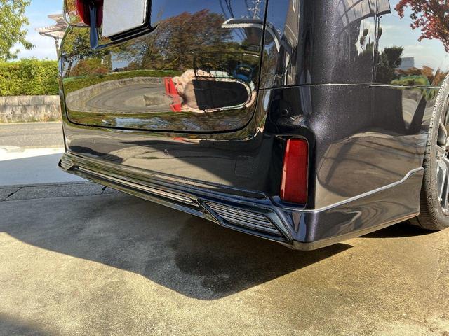 アルファード 3.5エグゼクティブラウンジS Wサンルーフ 黒革 禁煙車 LEDデイライト付TRDフルエアロ ローダウン レクサスRX20インチAW 内装アルカンターラ加工 メッキ部ブラックアウト ドライブレコーダー機能付デジタルインナーミラー(43枚目)