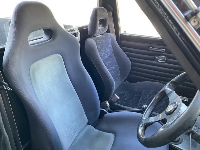 サニートラック ロングDX TC01新品ホイル プッシュスタート 32スカイラインシート タコメーター 4リンク 車高調 ウェバーキャブ(5枚目)