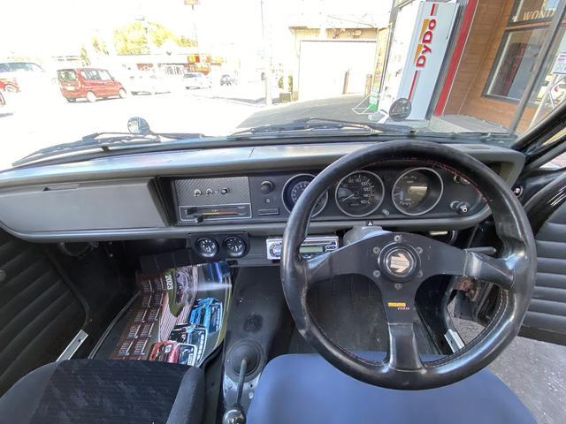 サニートラック ロングDX TC01新品ホイル プッシュスタート 32スカイラインシート タコメーター 4リンク 車高調 ウェバーキャブ(18枚目)