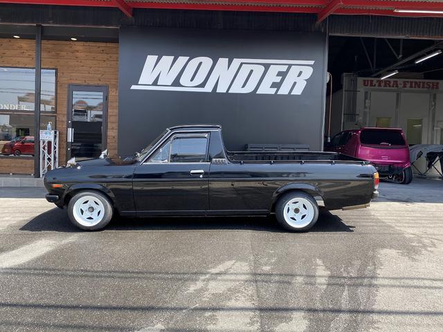 サニートラック ロングDX TC01新品ホイル プッシュスタート 32スカイラインシート タコメーター 4リンク 車高調 ウェバーキャブ(23枚目)