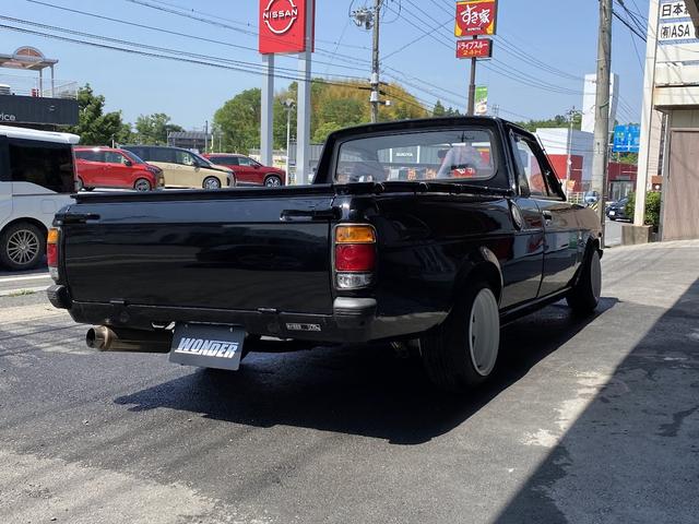 サニートラック ロングDX TC01新品ホイル プッシュスタート 32スカイラインシート タコメーター 4リンク 車高調 ウェバーキャブ(35枚目)