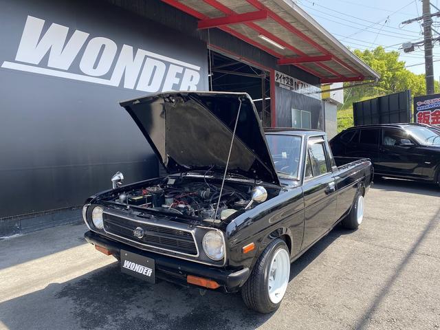 サニートラック ロングDX TC01新品ホイル プッシュスタート 32スカイラインシート タコメーター 4リンク 車高調 ウェバーキャブ(39枚目)