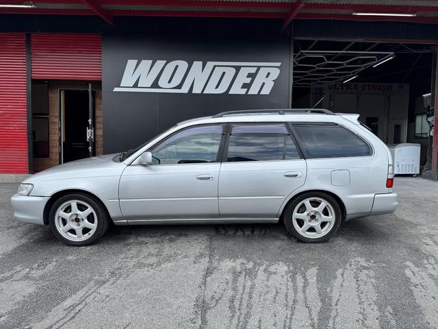 カローラツーリングワゴン ＢＺツーリング　カローラワゴン　後期　希少４ＡＧエンジン　５バルブ搭載のＢＺツーリング！　６速ＭＴ！　ローダウン！　ルーフレール！（15枚目）