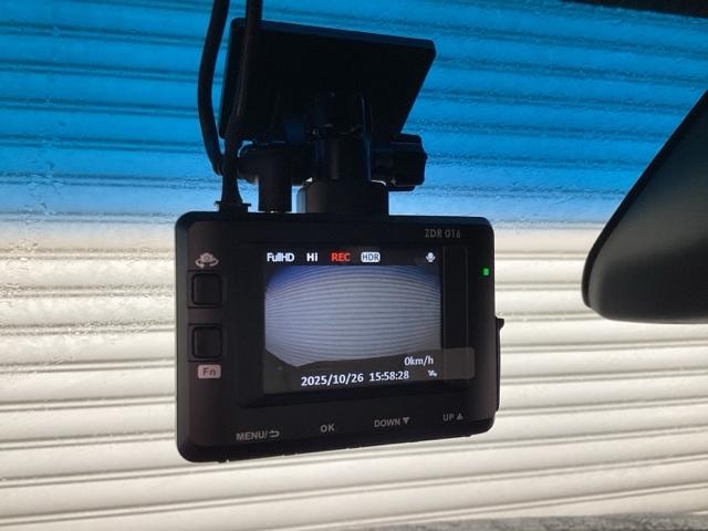 もしもの時に役立つドライブレコーダー付き！！あおり運転防止にも役立ちます！！