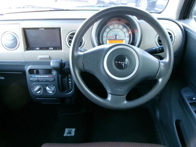 アルトラパン G スマートキー プッシュスタート タイミングチェーン 社外アルミ 社外メモリーナビ 車検整備付(2枚目)