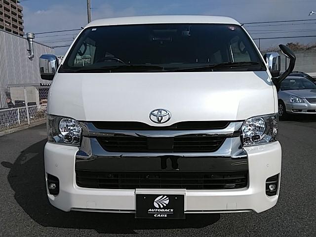 ハイエースバン スーパーＧＬ　ダークプライムＩＩ　ワンオーナー　キーレス　フルセグ　ナビ＆ＴＶ　１５アルミホイール　エアバッグ　オートマ　フル装備　ＥＴＣ　バックカメラ　スマートキー（4枚目）