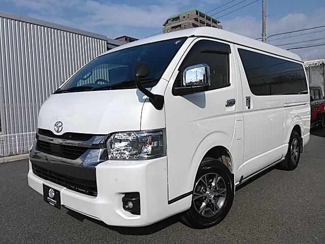 ハイエースバン スーパーＧＬ　ダークプライムＩＩ　ワンオーナー　キーレス　フルセグ　ナビ＆ＴＶ　１５アルミホイール　エアバッグ　オートマ　フル装備　ＥＴＣ　バックカメラ　スマートキー（6枚目）