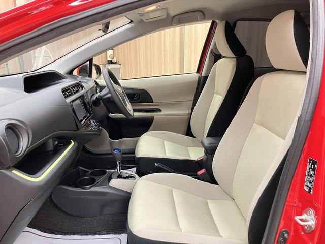 アクア S OBD診断済/法定点検整備済/4本新品タイヤ交換済/スマートエントリーパッケージ/オートライト/ビューティーパッケージ/シートヒーター/車載ナビ/地デジ/ステアリングスイッチ/LEDヘッドランプ(40枚目)