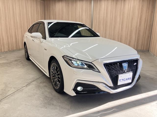 クラウンハイブリッド ＲＳアドバンス　ＯＢＤ診断済／法定点検整備済／４本新品タイヤ交換済／レザーシートパッケージ／ブラック革シート／シートベンチレーション／セーフティパッケージプラス／パノラミックビューモニター／パーキングアシスト２（66枚目）