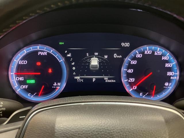 クラウンハイブリッド ＲＳアドバンス　ＯＢＤ診断済／法定点検整備済／４本新品タイヤ交換済／レザーシートパッケージ／ブラック革シート／シートベンチレーション／セーフティパッケージプラス／パノラミックビューモニター／パーキングアシスト２（80枚目）