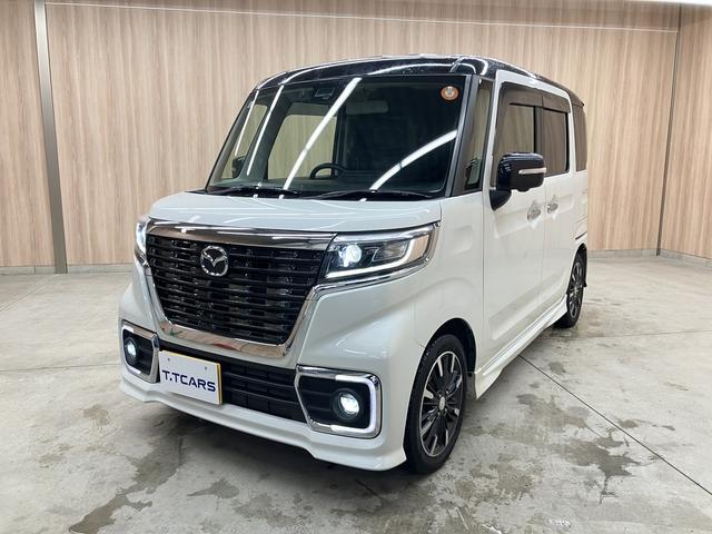 フレアワゴンカスタムスタイル ハイブリッドＸＴ　ＯＢＤ診断済／法定点検整備済／２トーンカラー／ナビ／地デジ／Ｂｌｕｅｔｏｏｔｈオーディオ／全方位モニター／クルーズコントロール／ターボ／デュアルセンサーブレーキ／ヘッドアップディスプレイ／ワンオーナー（50枚目）